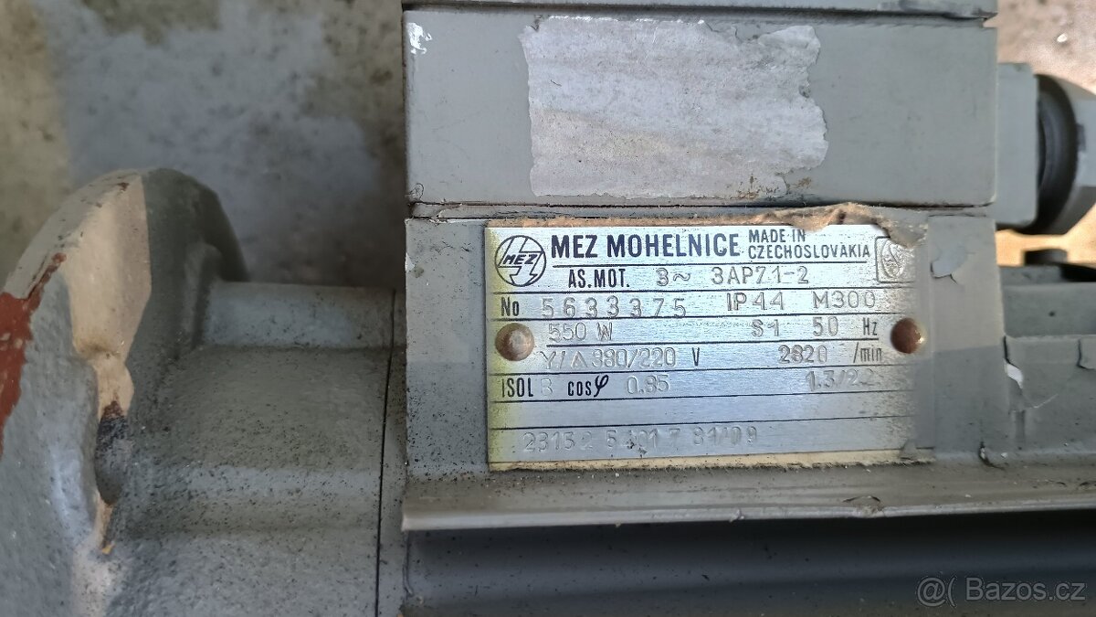 Elektromotory 3f 550W - 2