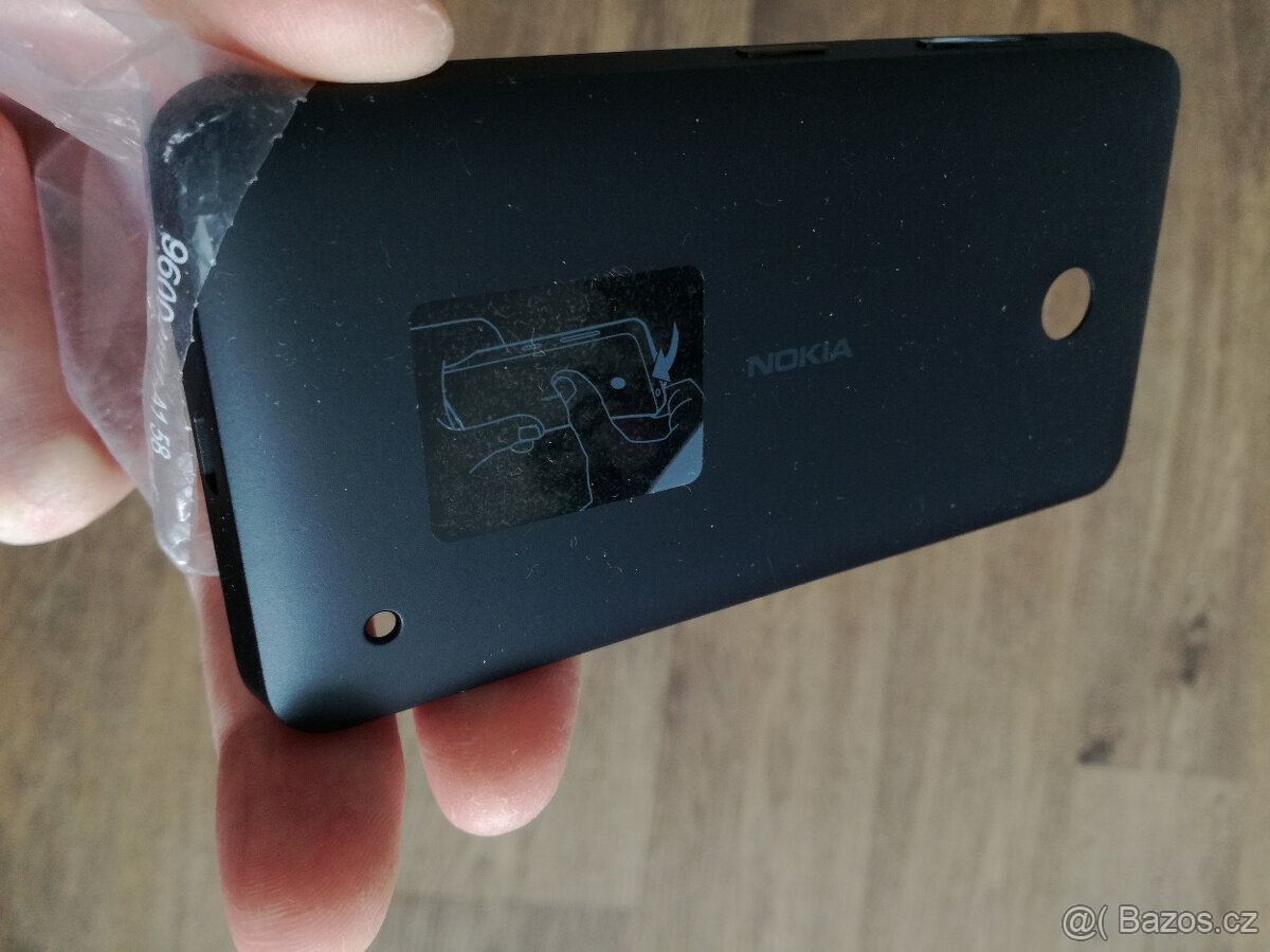 Nokia Lumia 530 originální kryt baterie šedý - 2