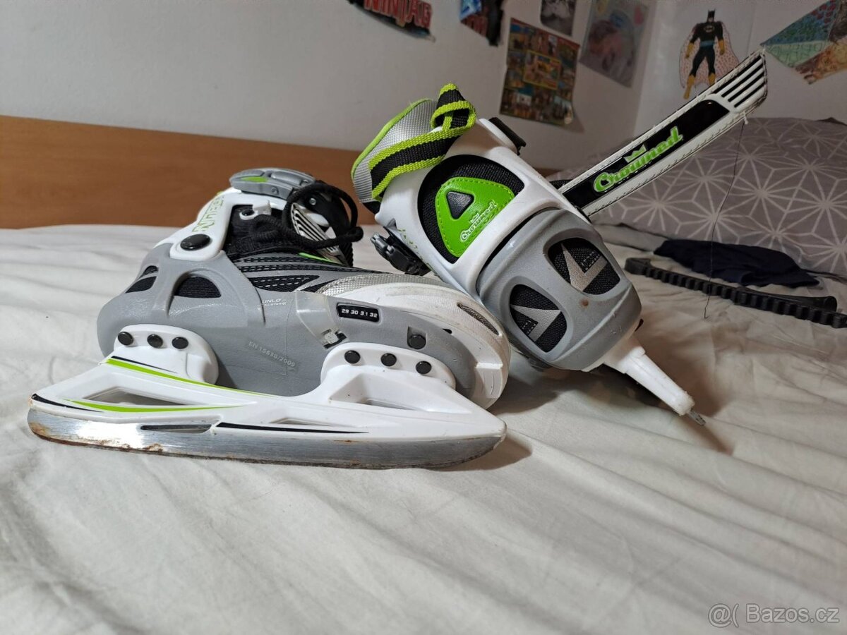 Dětské lední roztahovací brusle 29-32 - 2