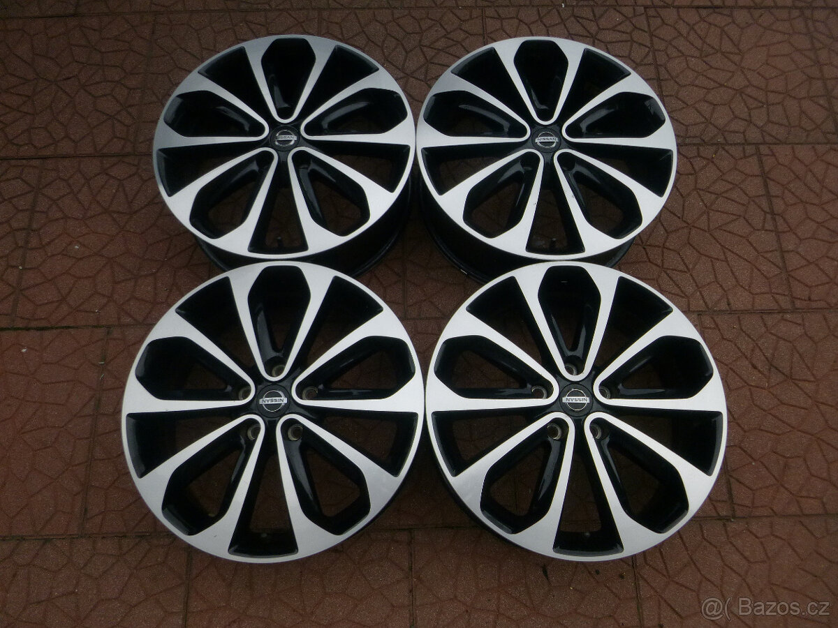 Alu sada disky kola originál Nissan 5x114,3 6,5Jx18 ET40 - 2