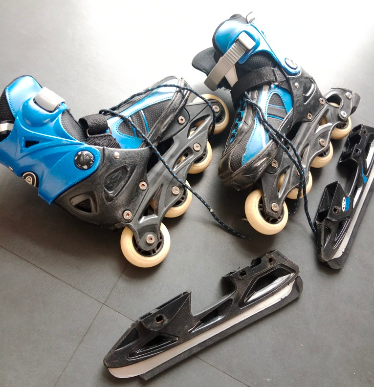 Dětské nastavitelné brusle Worker, 33-37, inline a na led - 2