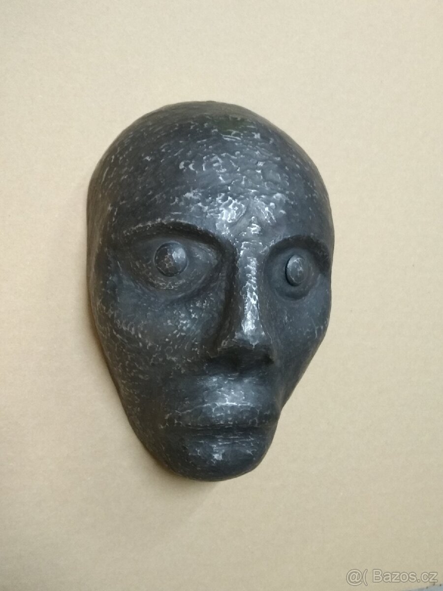 Kovana maska, plastika, dekorace - 2