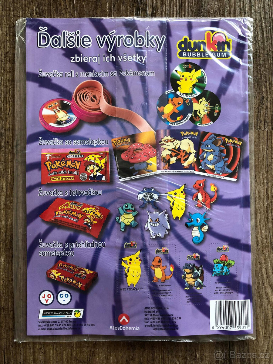 Nálepkové album Pokemon Dunkin - 1 - 2