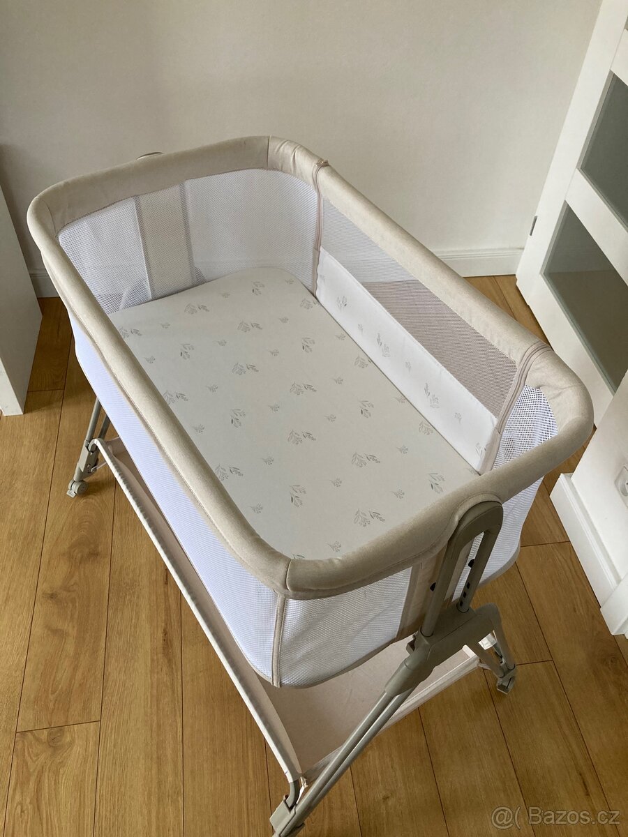 Dětská postýlka Lionelo Luna - béžová - 2