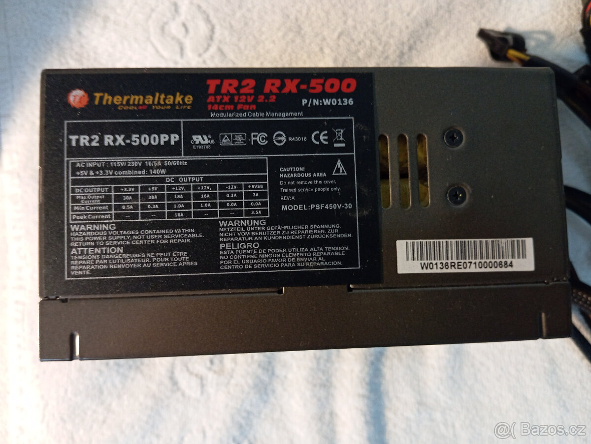 PC - zdroj: Thermaltake TR2 RX-500W - 2