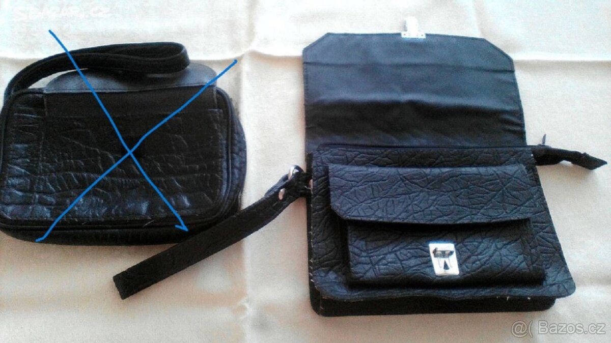 Vintage-pánská koženk.taška,dámské kožené kabelky,tašky - 2