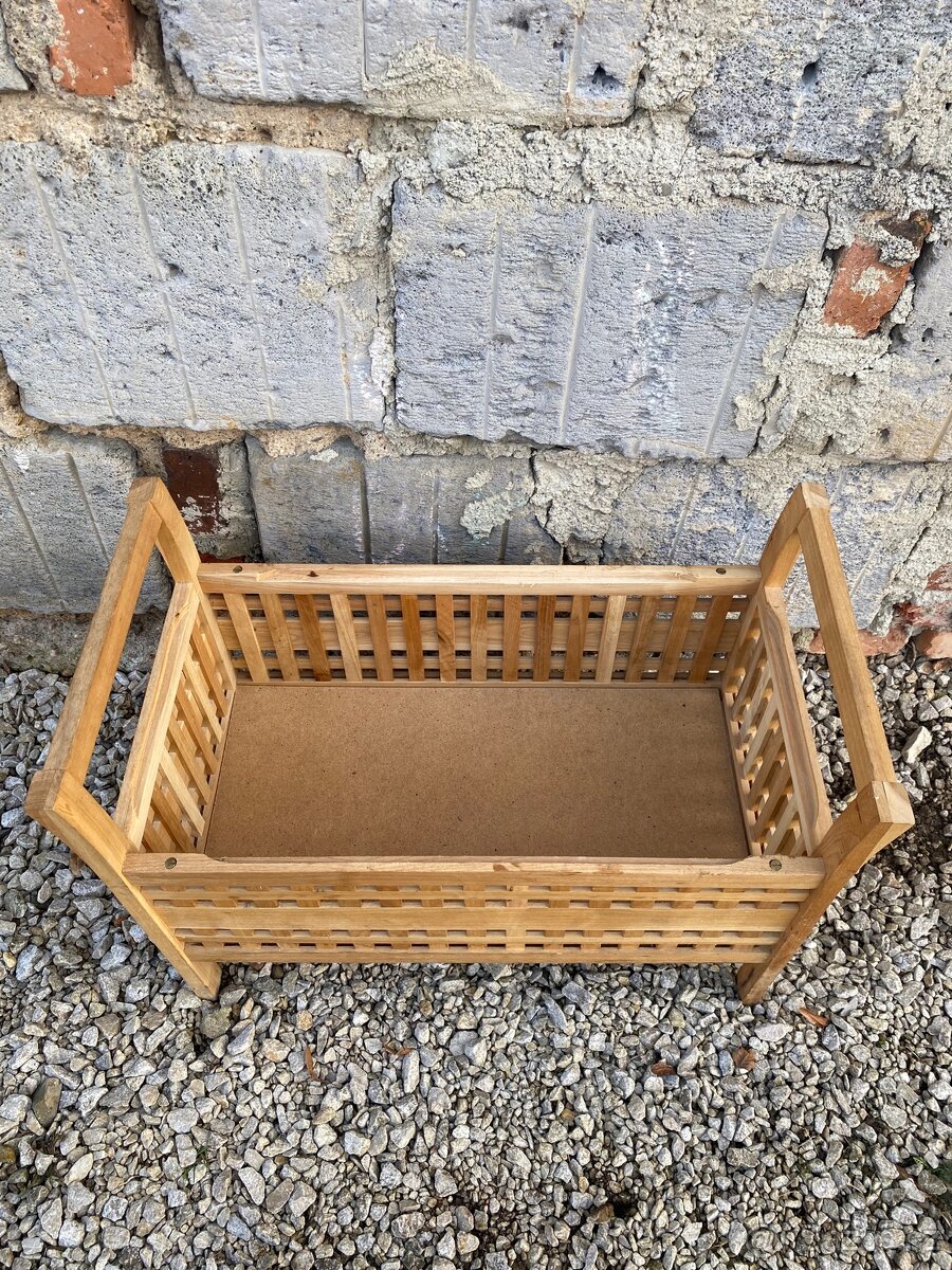 Předsíňová lavice s úložným prostorem - 2