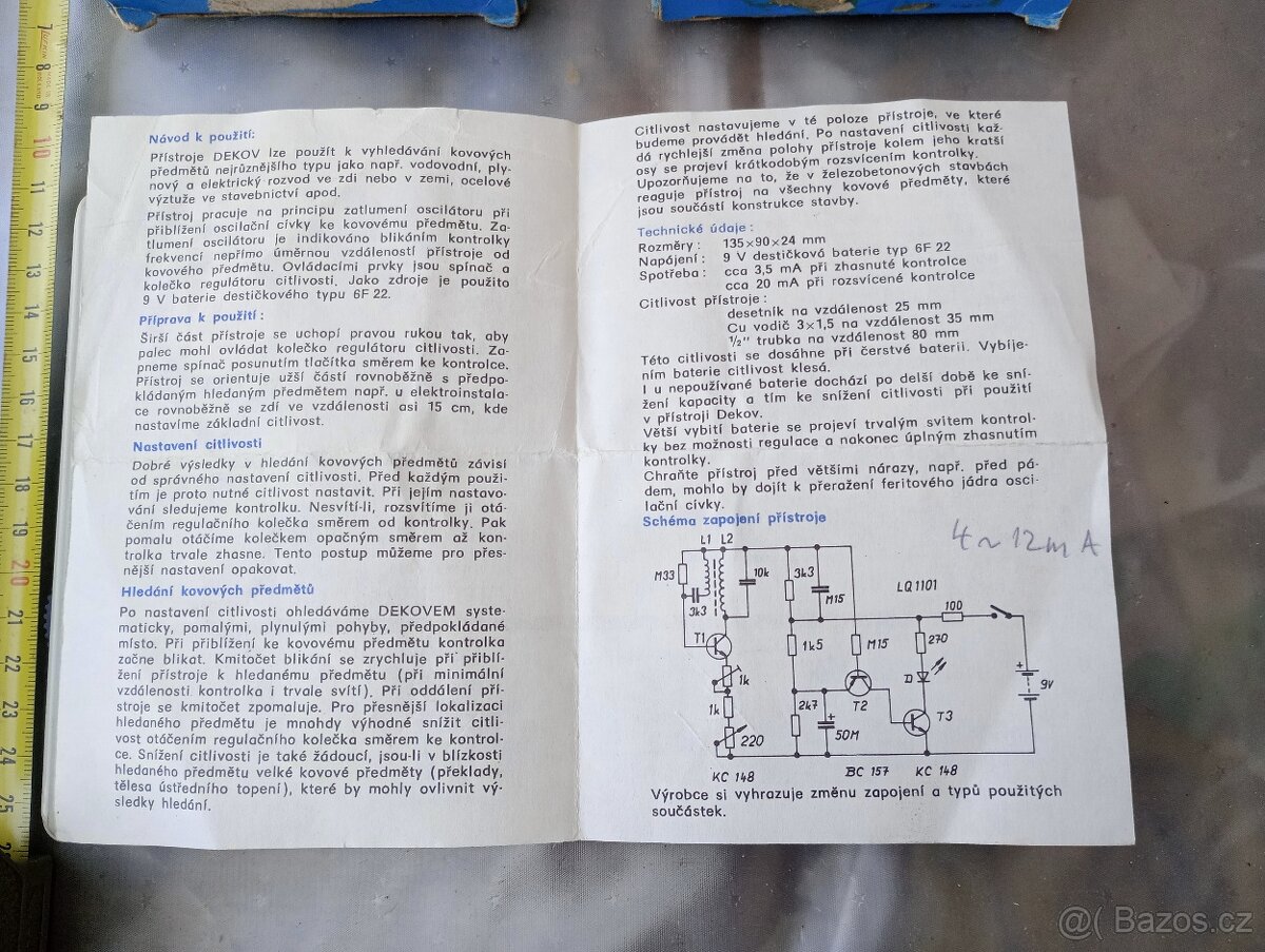 Prodám hledač elektrických předmětů - 2