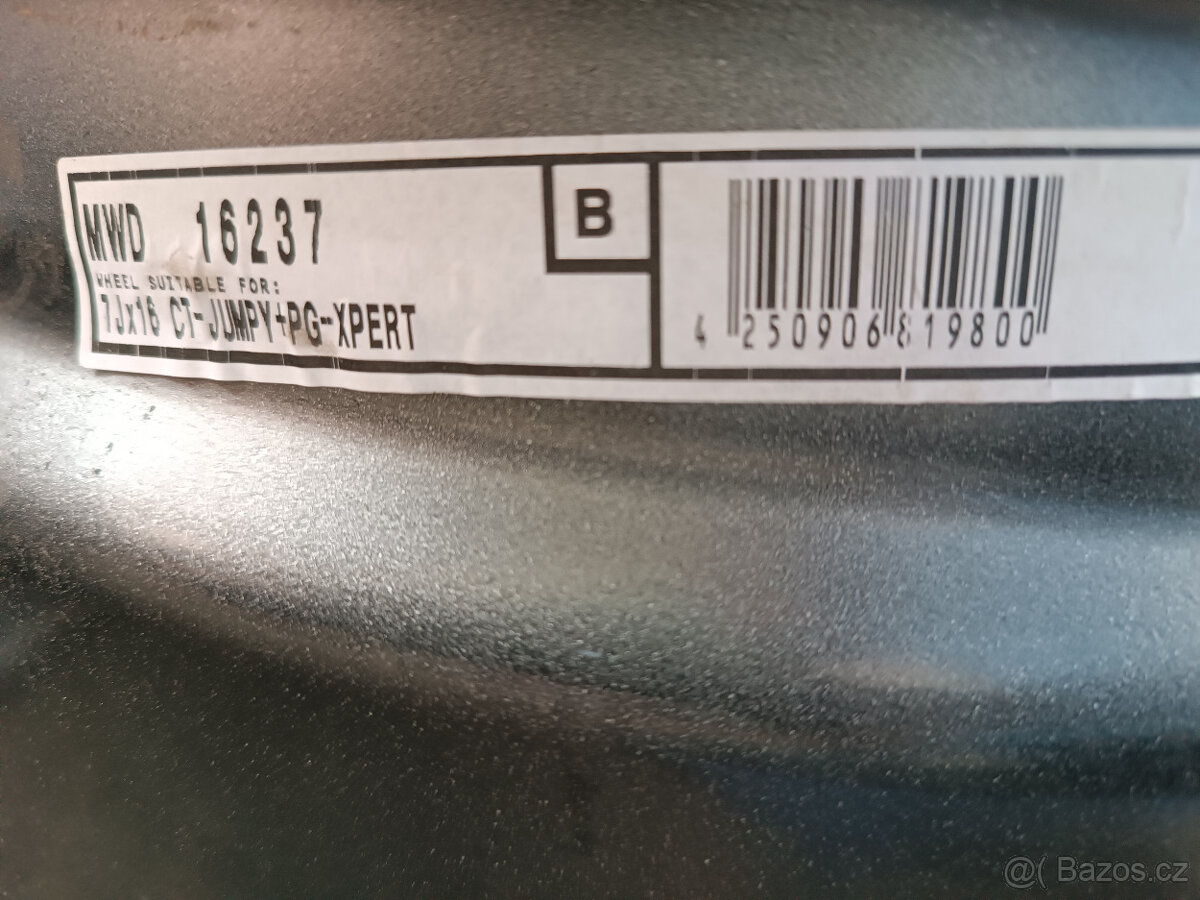 Vivaro C / Jumpy III / ProAce - disky 7x16 et46 - 2