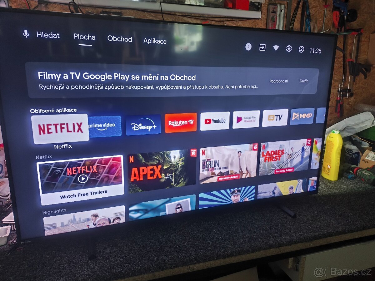 127cm 4k smart Philips Android TV - drobná vada - 2