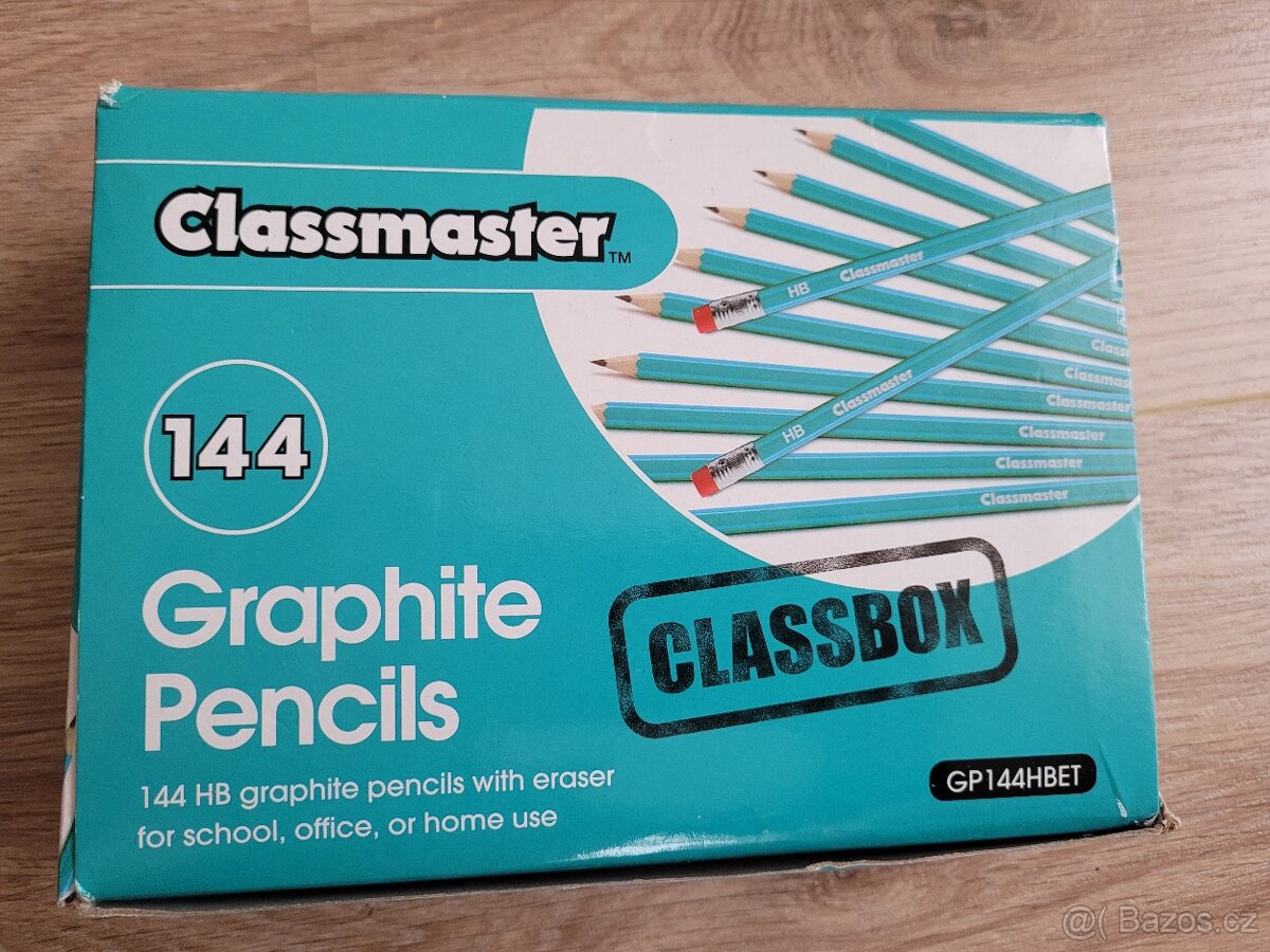 Tužky Classmaster HB s gumou - 2