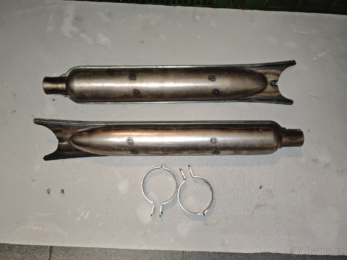 Výfuky M-72, K-750 - 2