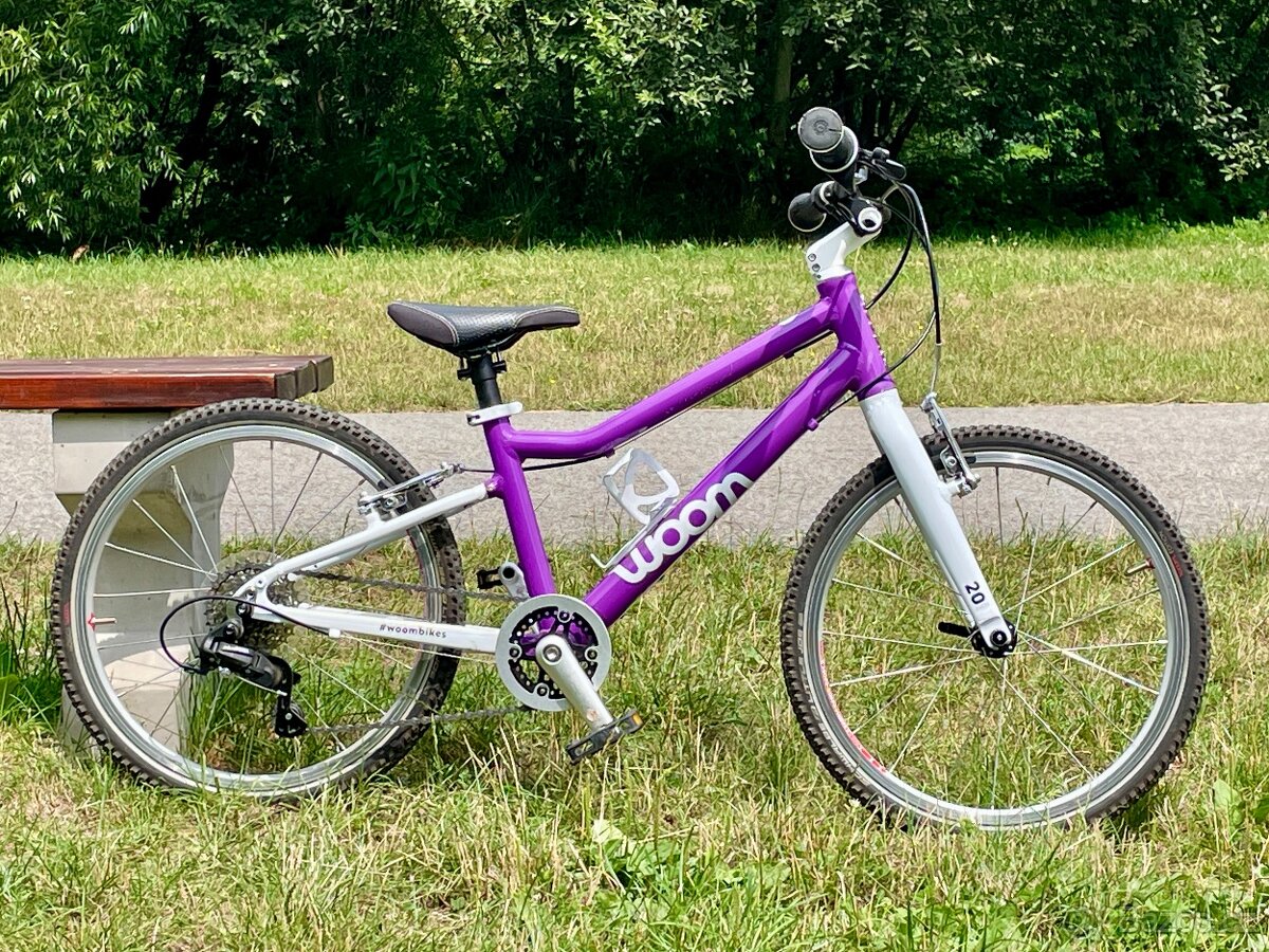 Dětské kolo Woom 4, 20” kola, Microshift 7 speed 2024 - 2