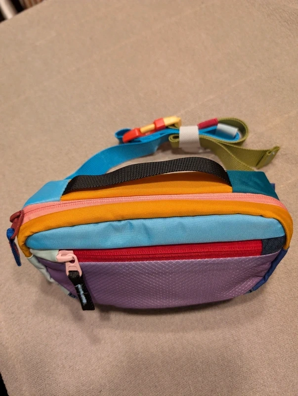 Nová ledvinka crossbody fialová II - 2