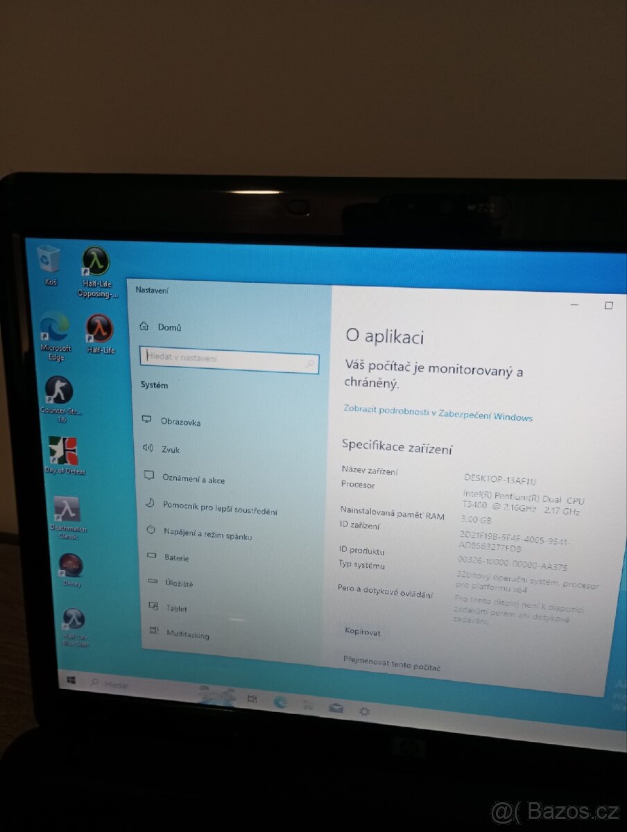 Prodám funkční hezký notebook HP - 2