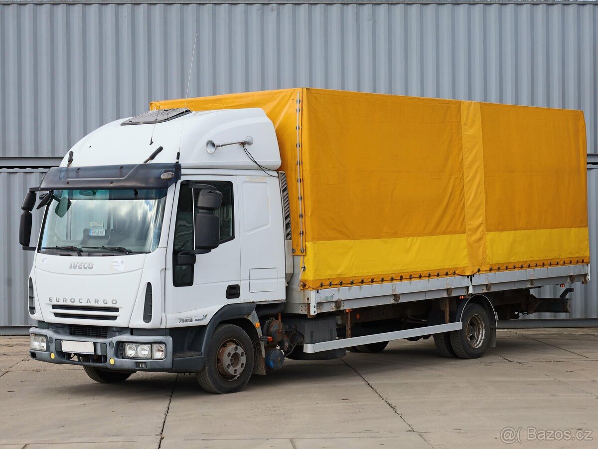 Iveco EUROCARGO ML 75E18, EURO 5, 16 PALET, HLINÍKOVÉ BOČNIC - 2