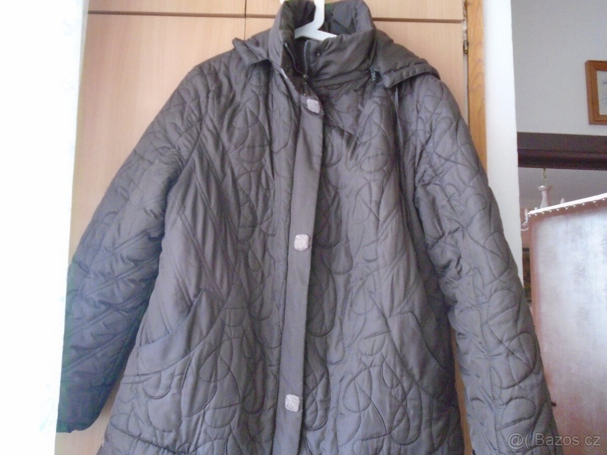 Dámská zimní bunda délší vel.46-48 - 2
