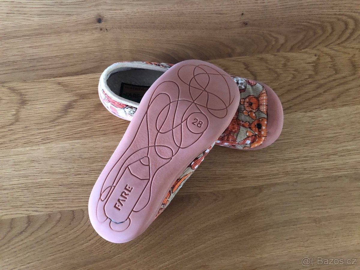 Fare papučky vel. 28 - 2