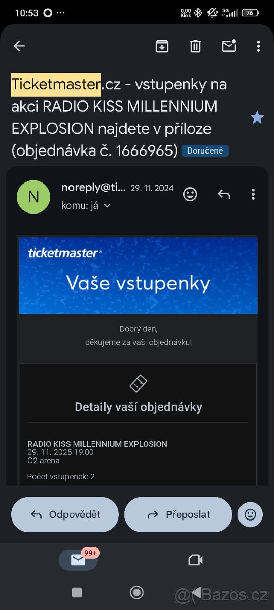 Millenium Explosion 2ks pod pódiem - 2