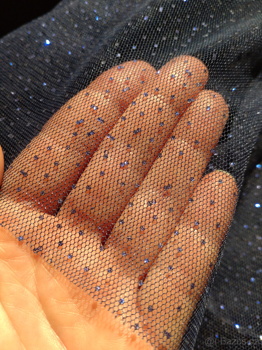 Sváteční šatičky - modré vel.92 (M&S) - 2