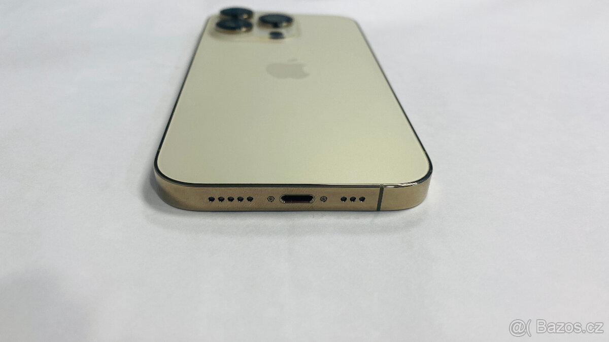 APPLE IPHONE 14 PRO 256 GB ZLATÝ,12 MĚS.ZÁRUKA,VELMI HEZKÝ - 2