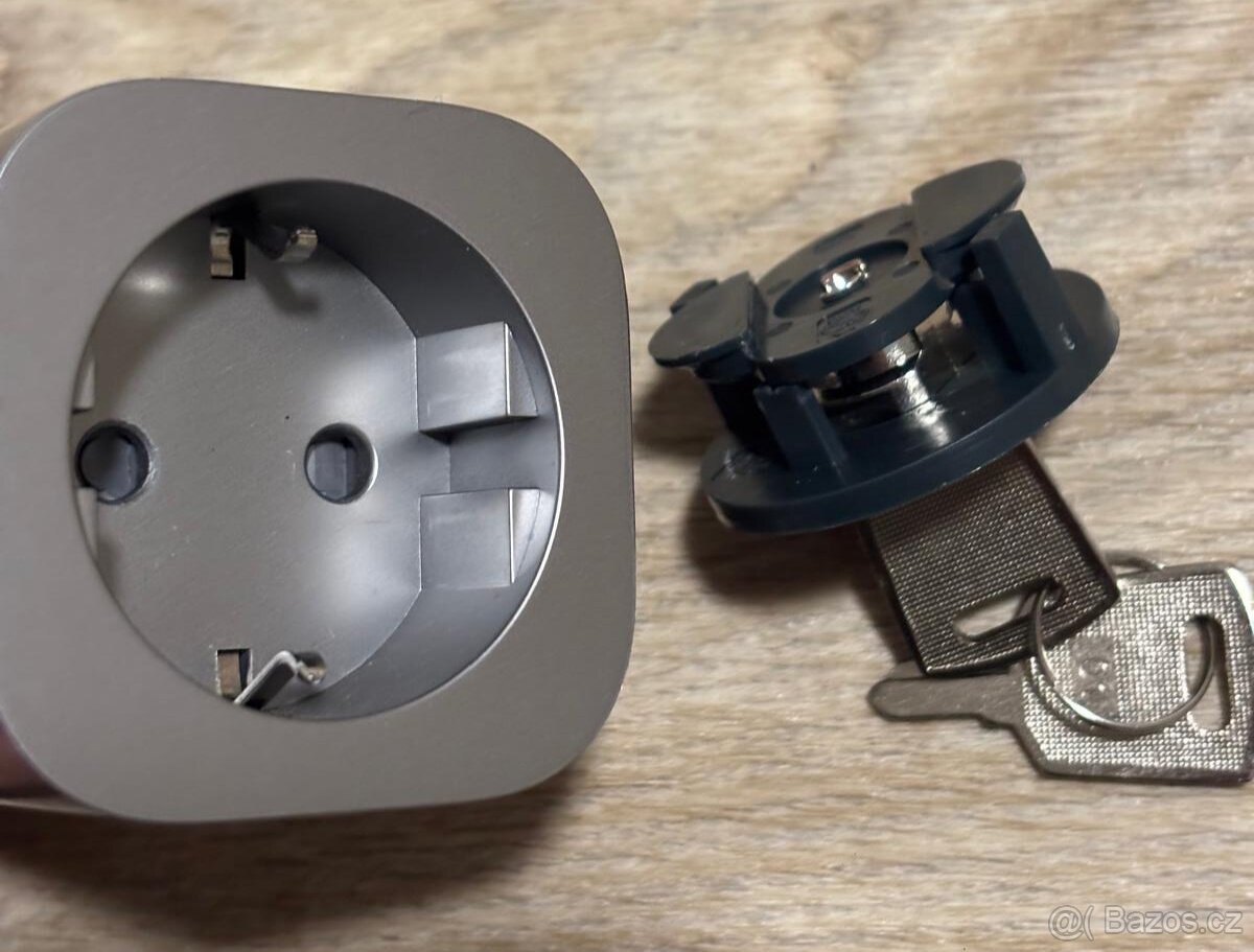 30 x zásuvkový zámek na klíč pro Schuko zástrčky - 2