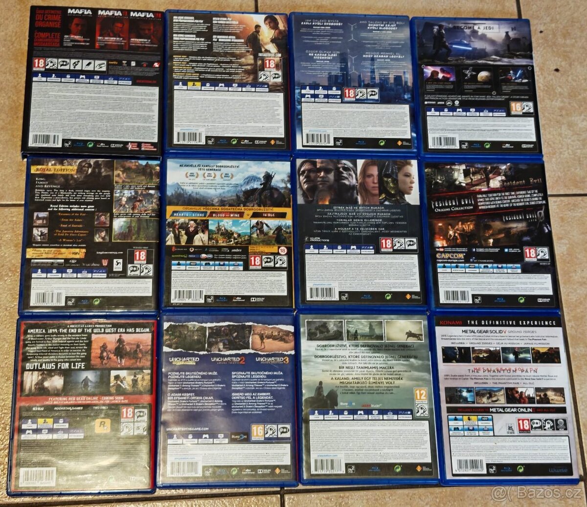 PS4 Hry Mafia Star Wars Zaklínač Uncharted atd - 2
