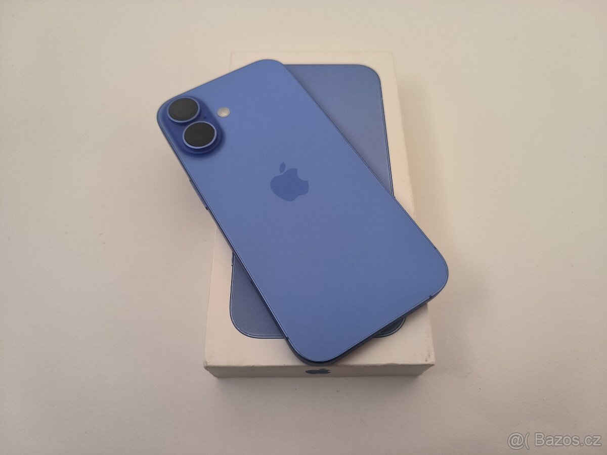 apple iphone 16 128gb Ultramarine / Batéria 90% - 2