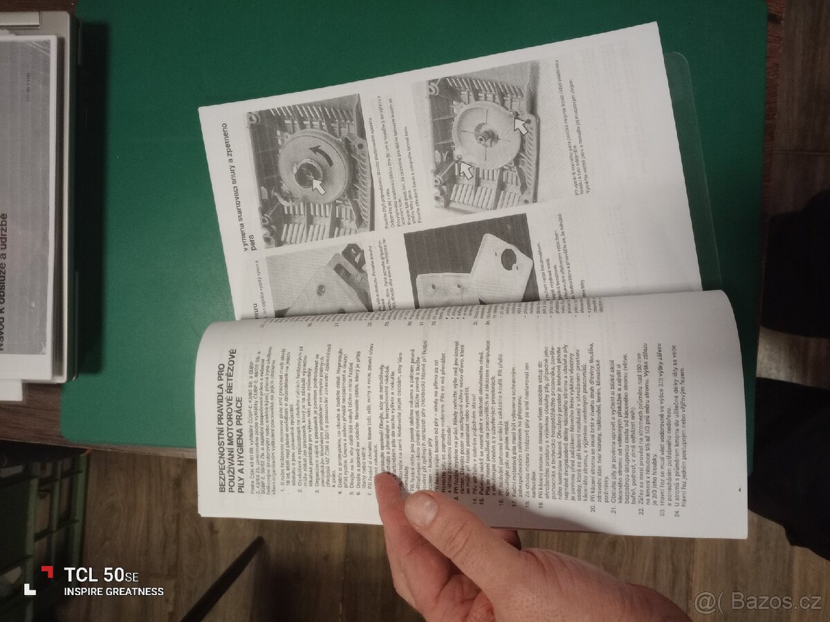 Husqvarna 266. Katalog, dílenská, návod. - 2