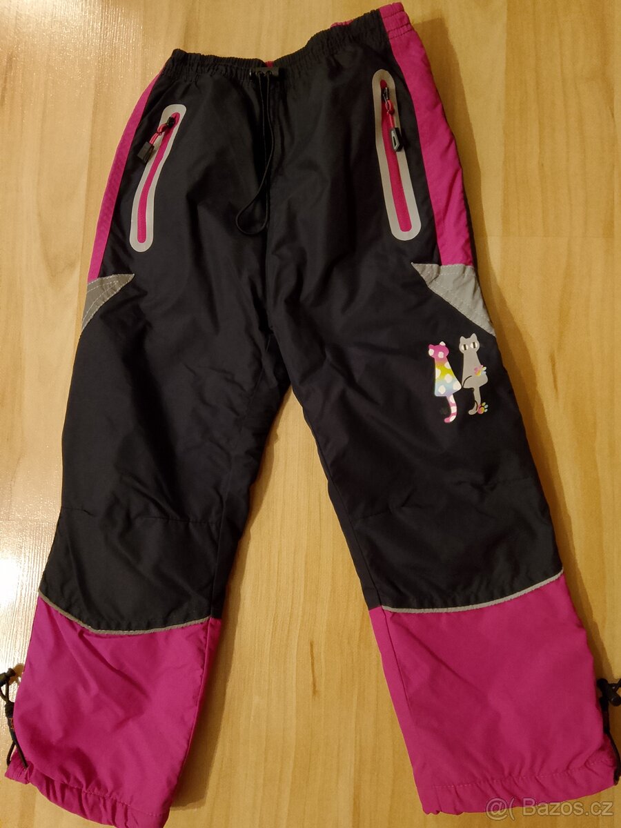 Kalhoty zimní šusťákovè vel.116 - 2