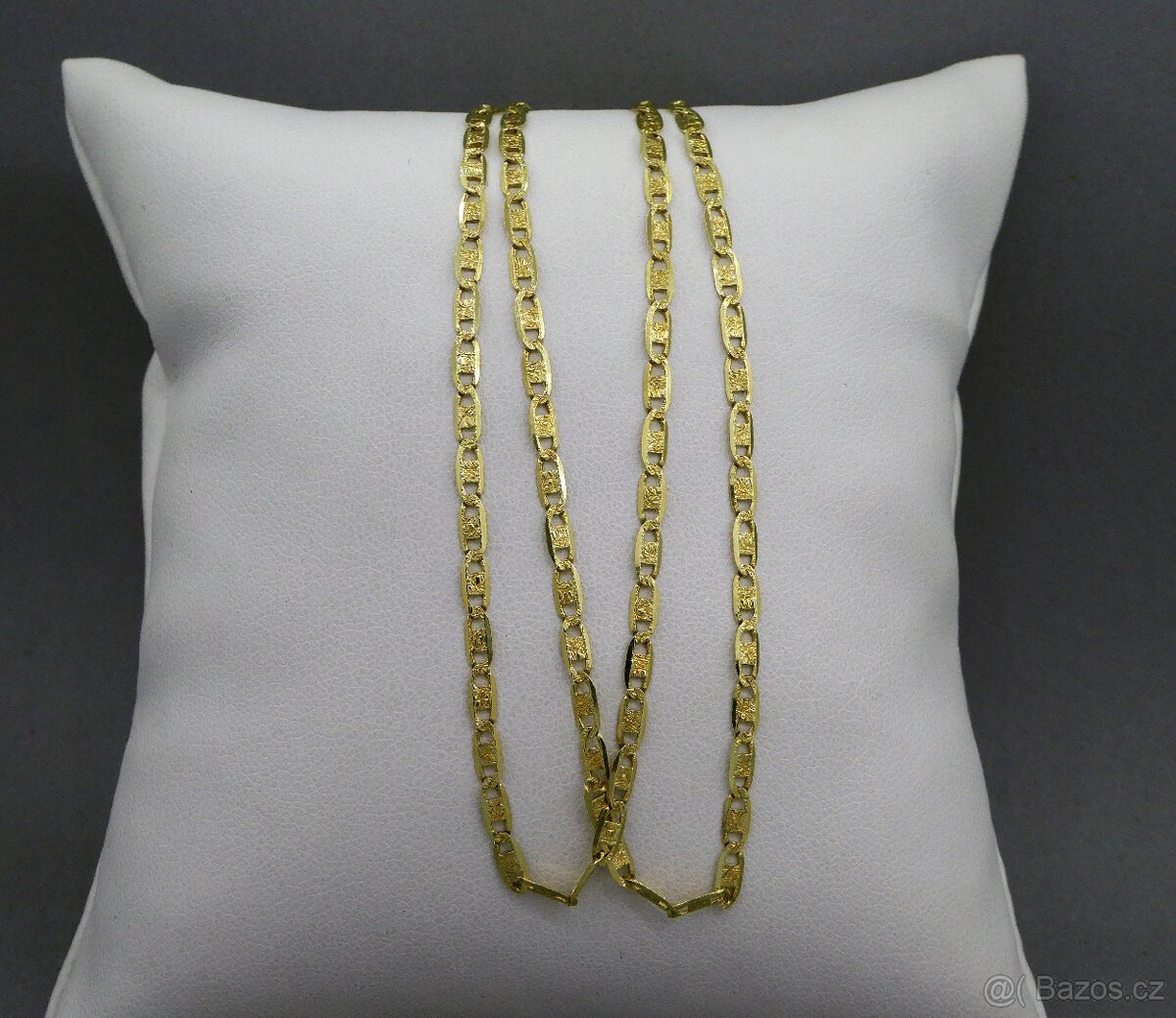 Krásný článkový řetízek 52 cm - 2