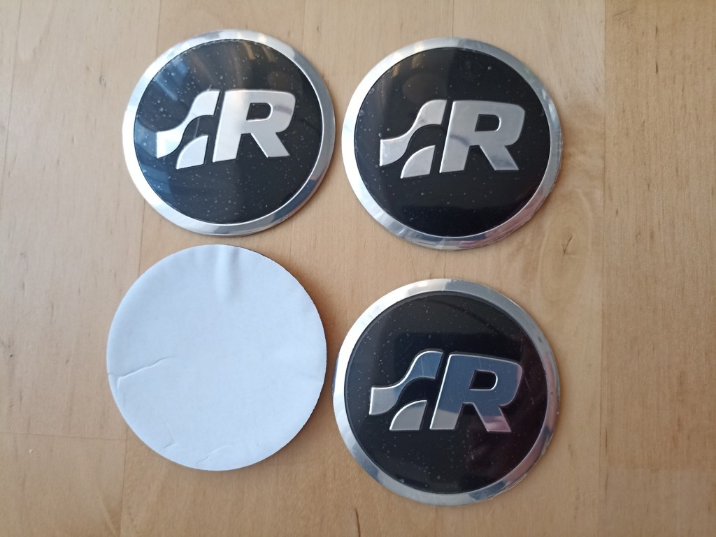 Středová loga kol VW R, 56mm. - 2