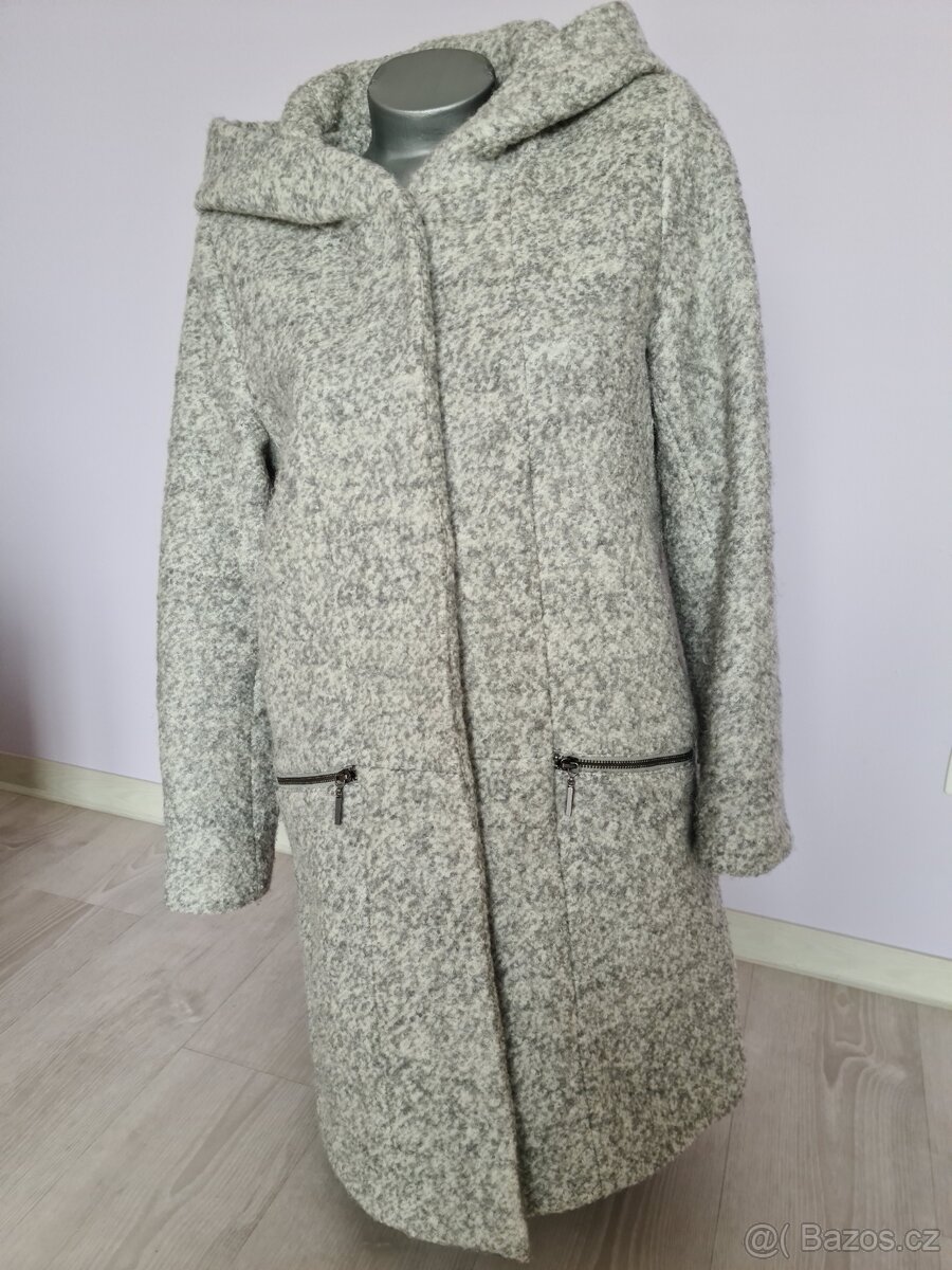 Vlněný kabát C&A vel. 36/38 - 2