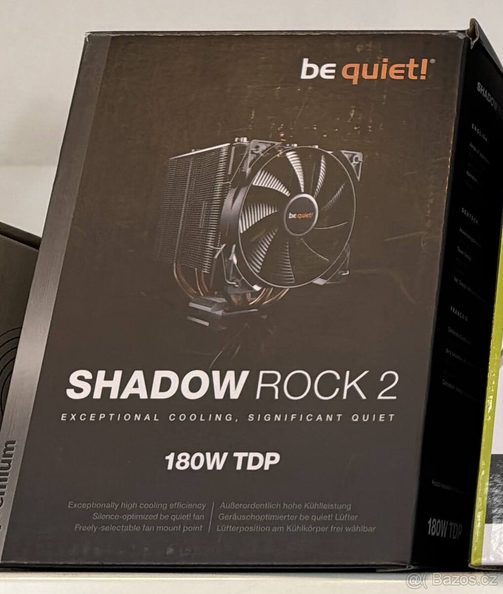 zánovní chladič CPU Be quiet SHADOW ROCK 2 180W TDP - 2