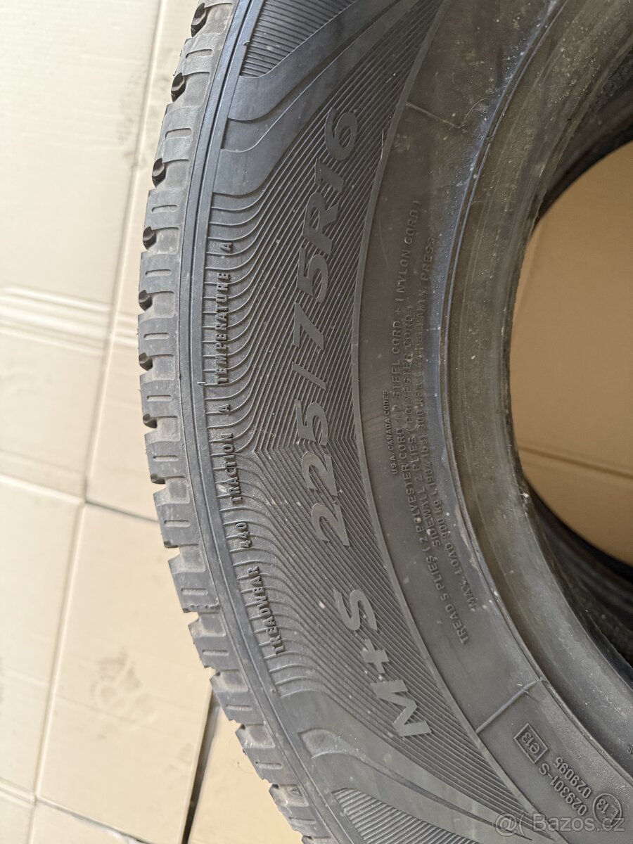 Pneumatiky 225/75 R16 WRANGLER M+S