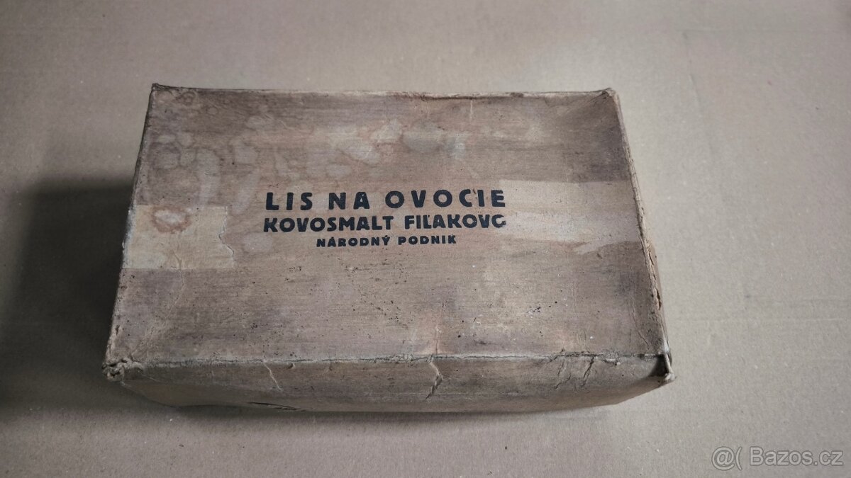 Starý lis na ovoce Kovosmalt Filakovo - 2