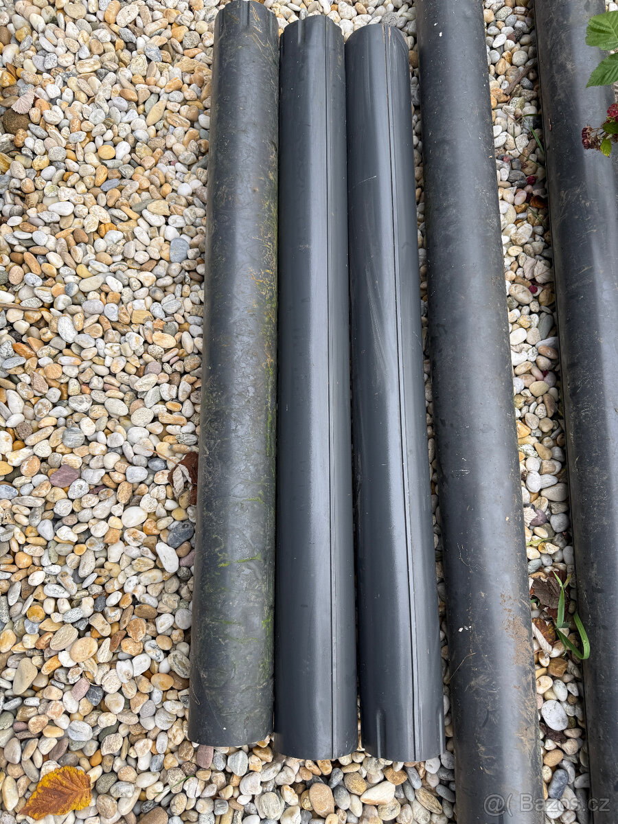 Trubky, svody na dešťovou vodu, barva antracit - 2