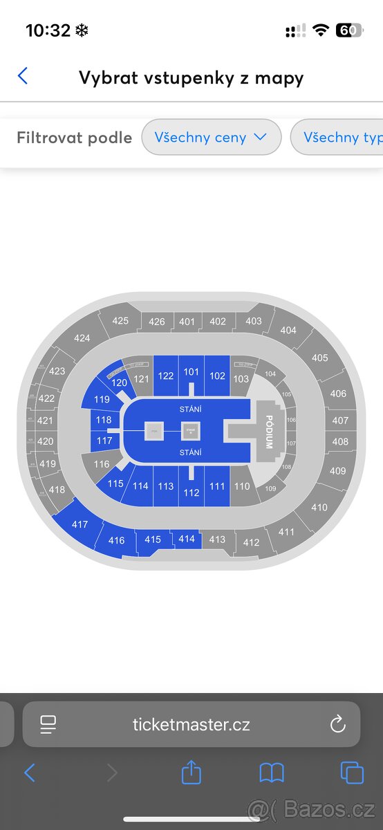 Vstupenka 2.12. Calin O2 Aréna - 2