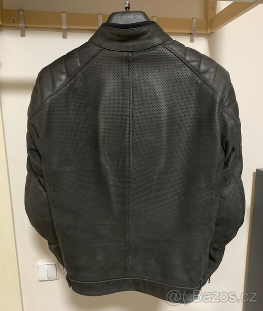 Moto bunda REV'IT Stewart Air - bůvolí kůže - Revit - 2