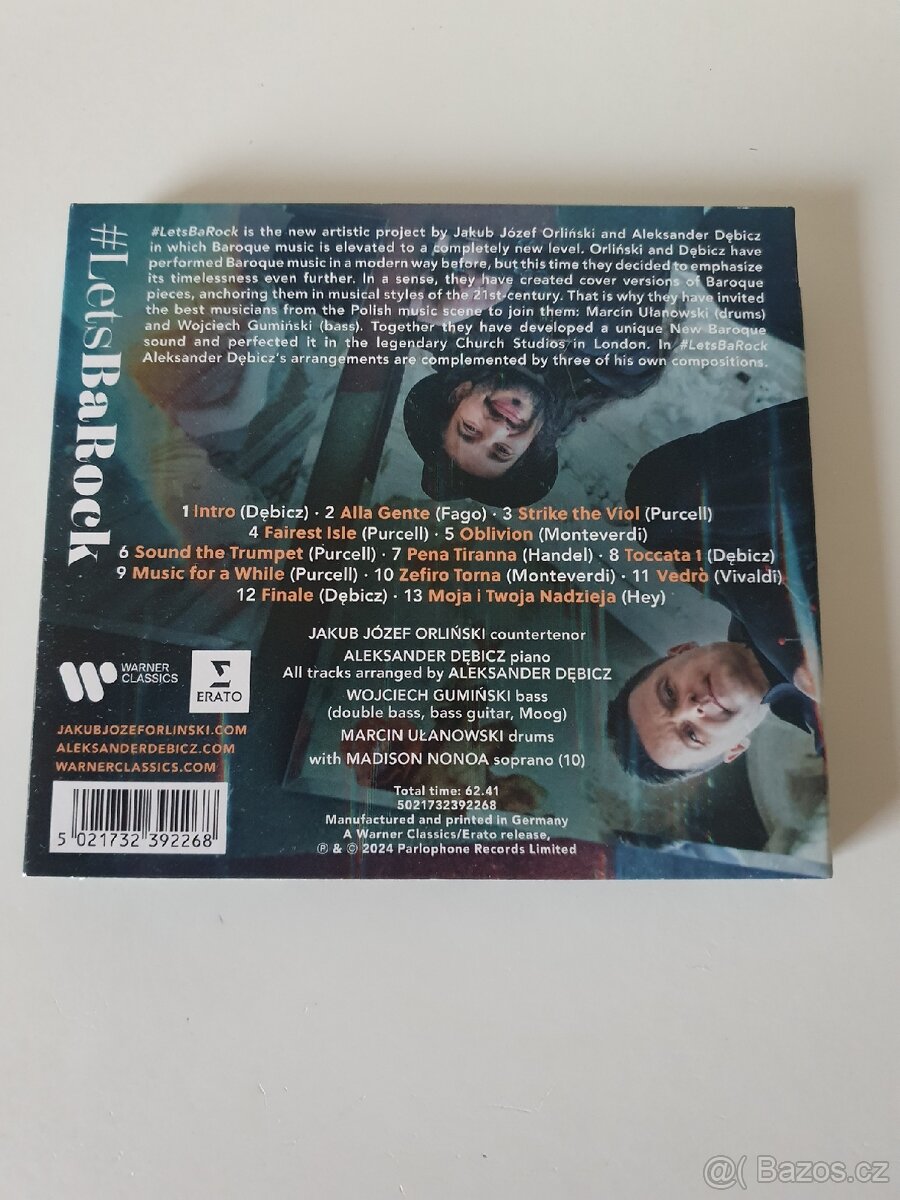 CD Jakub Orliński polský kontratenor - 2