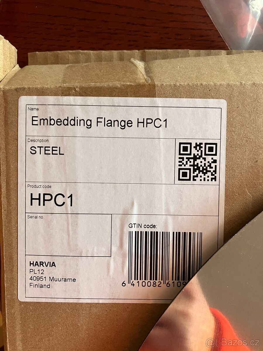 Nerezový lem pro saunová kamna HARVIA Cilindro - 2