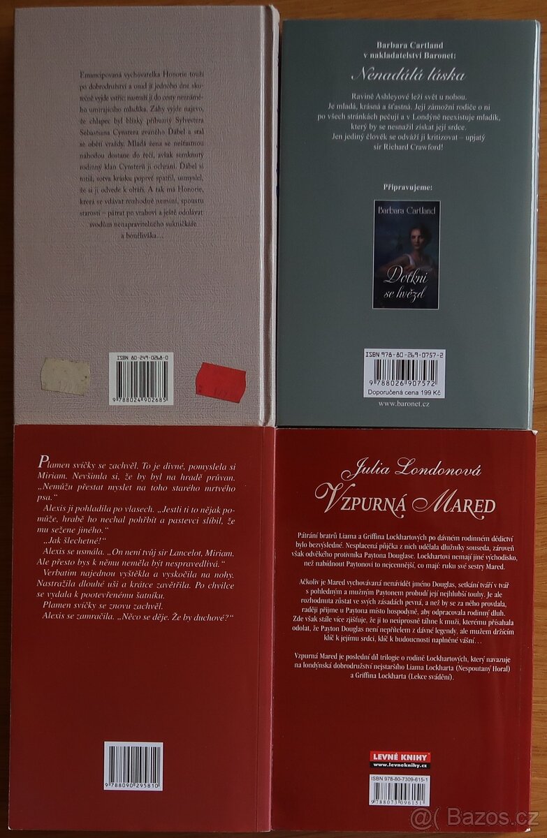 Romány pro ženy – 9 knih - 2