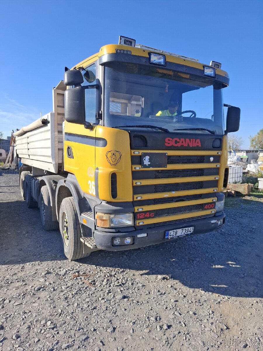 Scani 8x4, sklápěč. R124c - 2