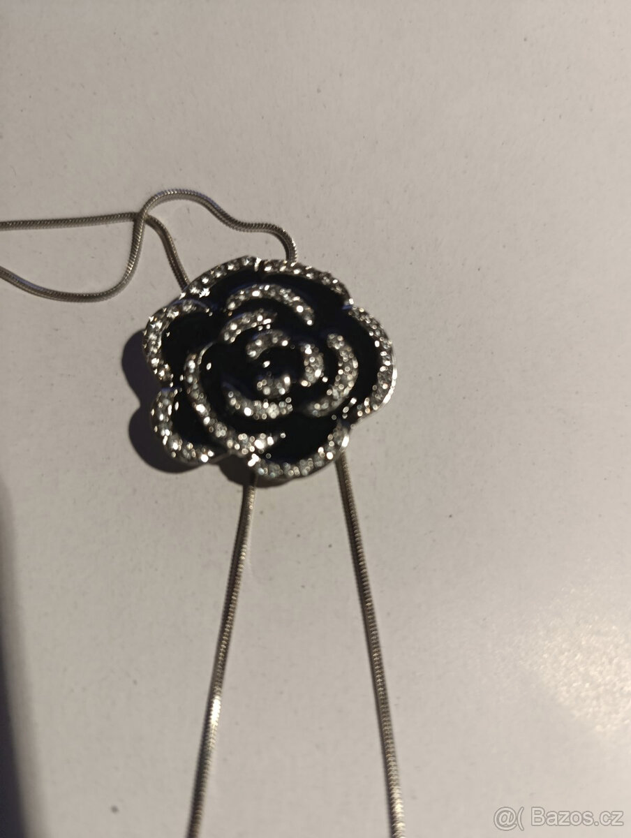 Dlouhý náhrdelník-KVĚTINA - 2