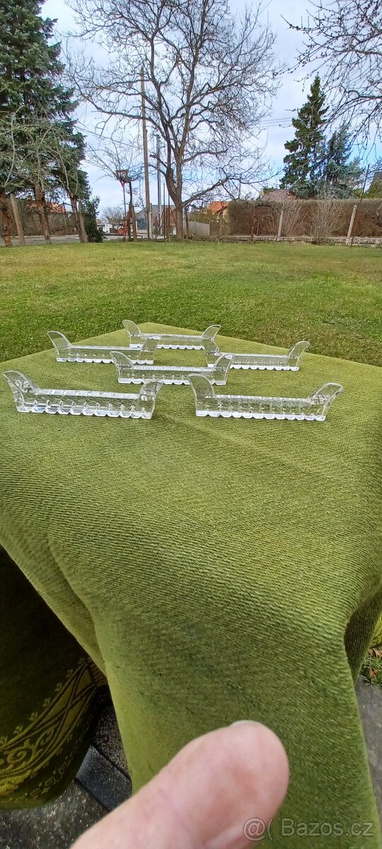 Skleněné podložky pod příbory - 2