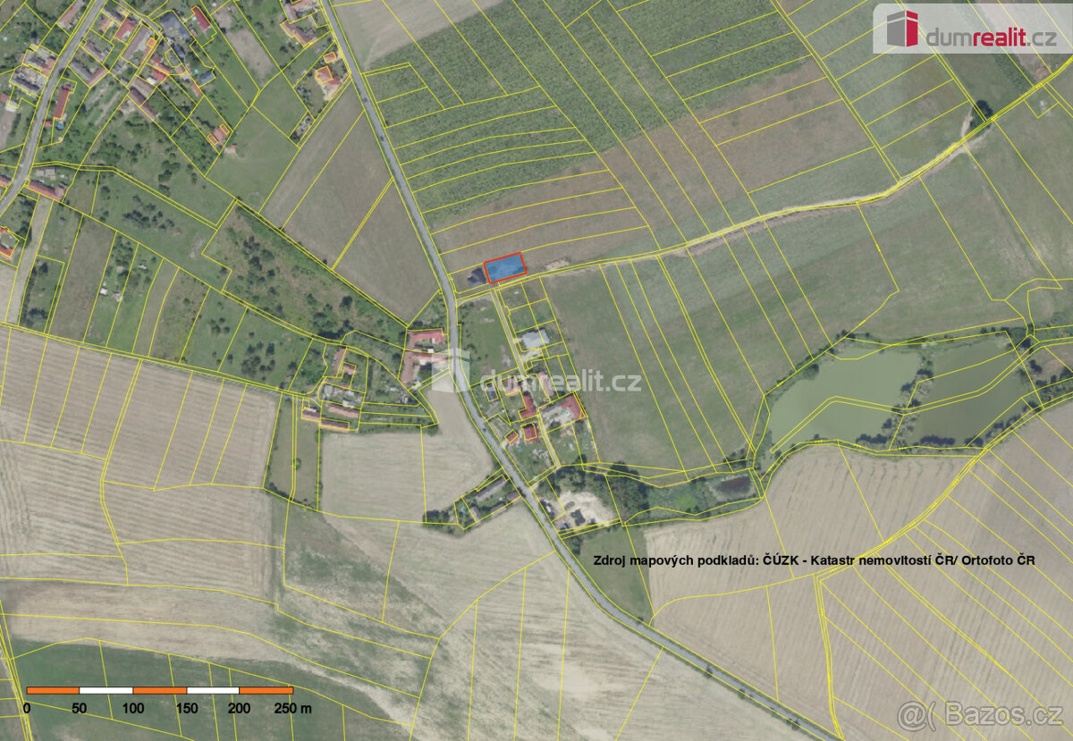 pozemek 662 m2 pro výstavbu RD Bělušice - 2