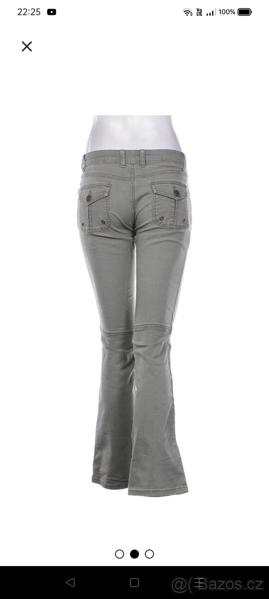 DÁMSKÉ ZELENÉ KALHOTY-vel.S/M - 2