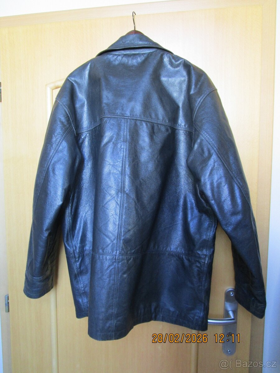 Kožená bunda pánská, velikost L. - 2
