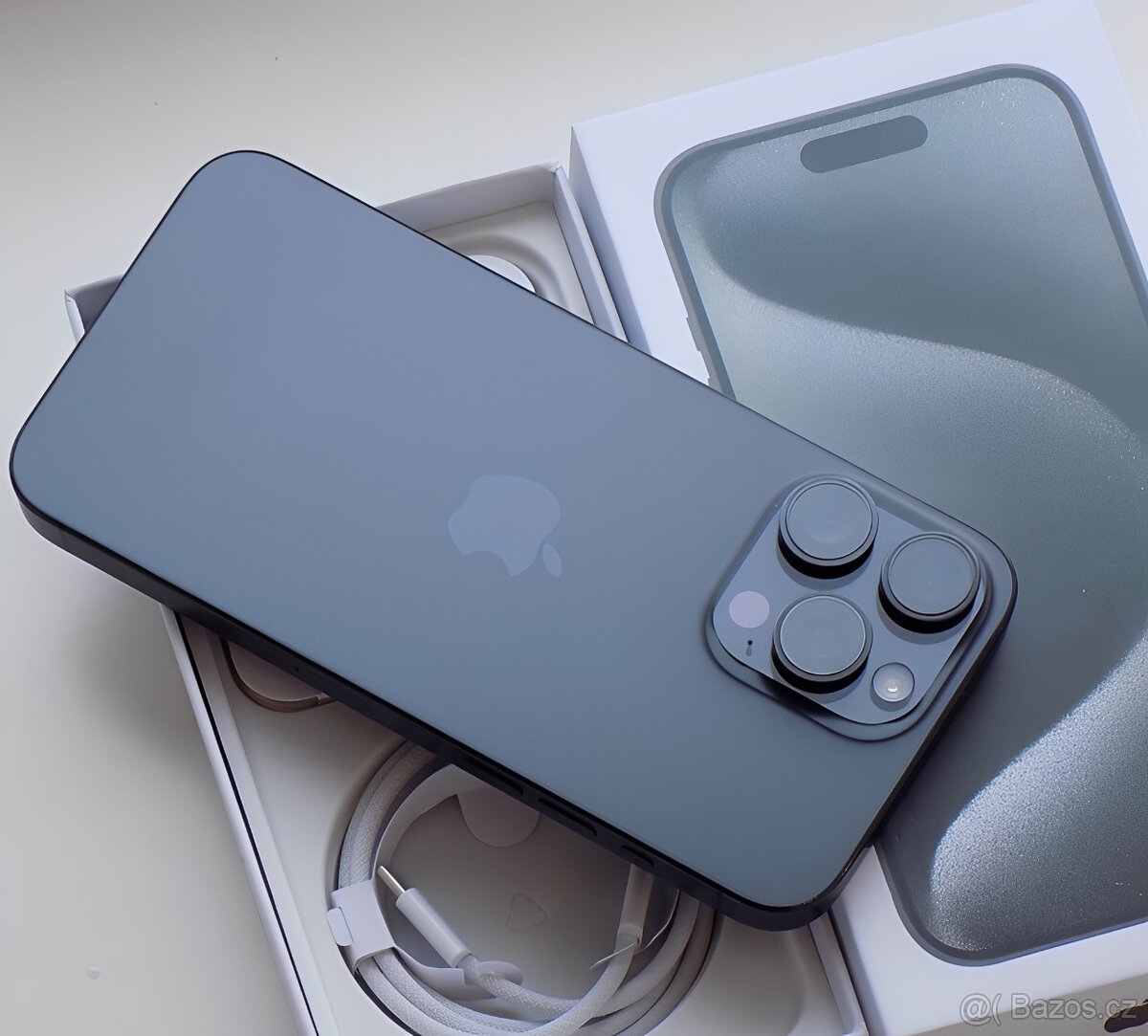 iPhone 15 Pro Black Titanium BATERIE 100% TOP - 2