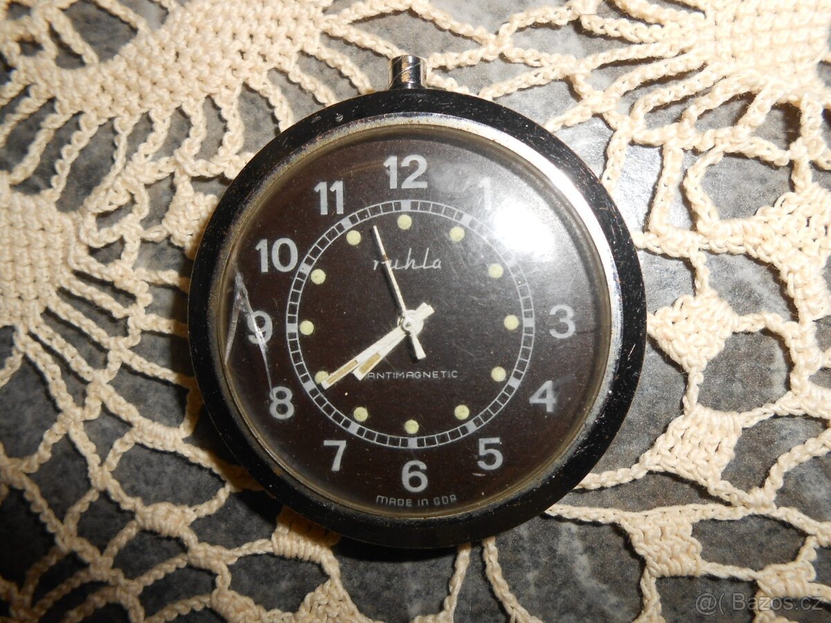 Kapesní hodinky RUHLA ANTIMAGNETIC pr.4,5cm - nálezový stav - 2